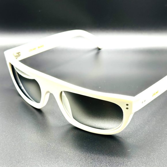 NEW CELINE CL40101I 21C White/Grey Mirrored Unisex Sunglasses 56mm - Picture 1 of 8